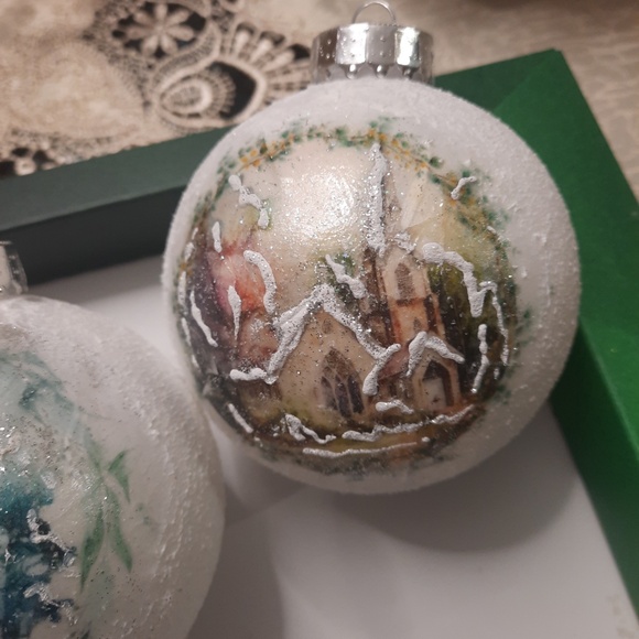 Handmade Christmas tree ornaments. size Large $25 each - Picture 2 of 6